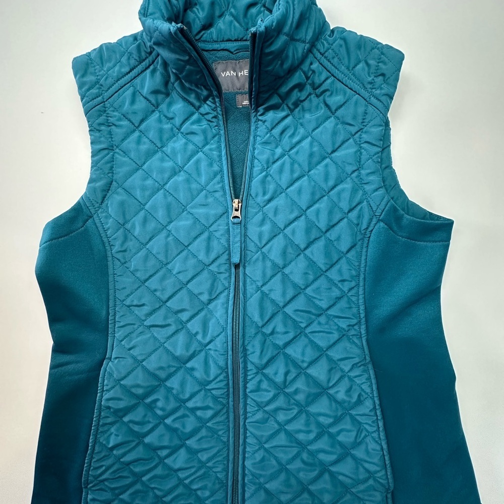 Van Heusen Teal Quilted Outerwear